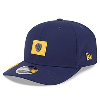 Men's New Era Navy Milwaukee Brewers 2026 Clubhouse 9SEVENTY Adjustable Hat