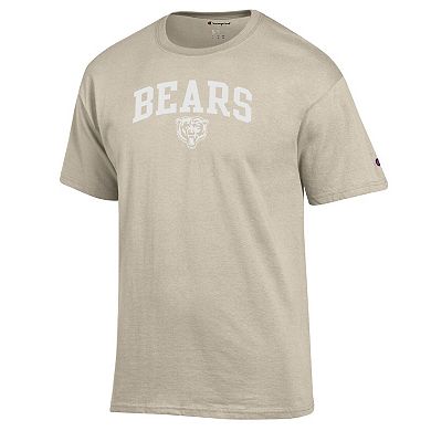 Men's Champion Oatmeal Chicago Bears Jersey T-Shirt