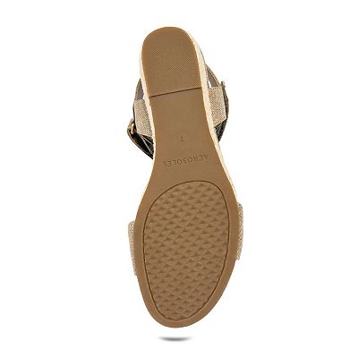 Aerosoles Wel Women's Open Toe Wedge Sandals