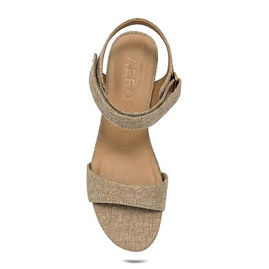 Aerosoles Wel Women's Open Toe Wedge Sandals
