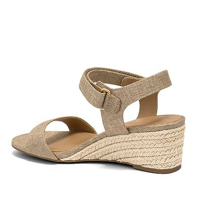 Aerosoles Wel Women's Open Toe Wedge Sandals