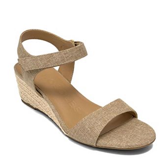 Aerosoles Wel Women's Open Toe Wedge Sandals