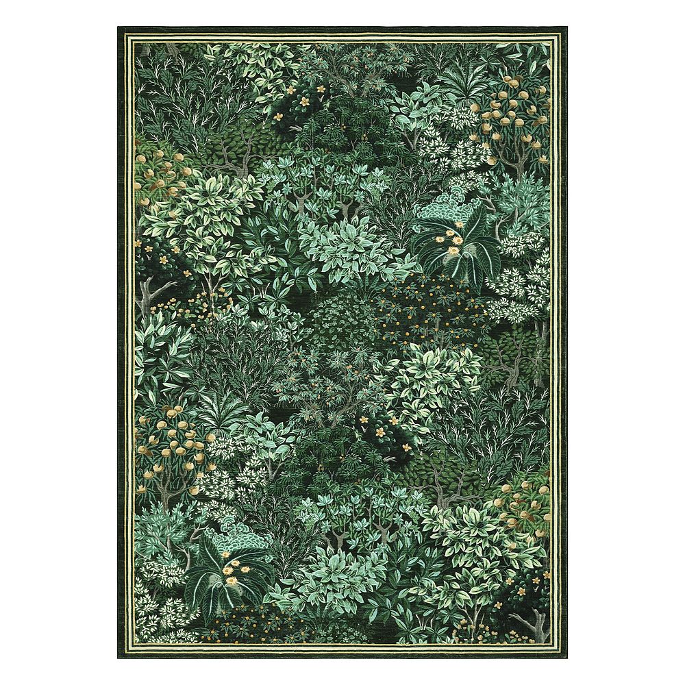 Garvee Modern Machine Washable Pastoral Botanical Area Rug for Living ...