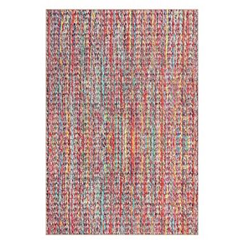 Modern Area Rug Low Pile Pet Friendly Non Slip Foldable Vacuum Clean Carpet for Kid's Room Playroom