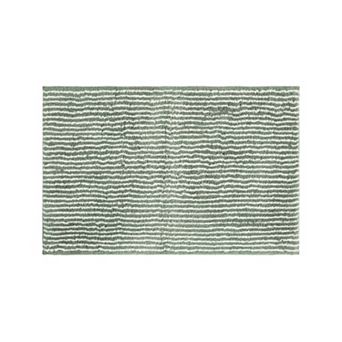 Urban Loft 100% Cotton, Non-Skid, Pinstripe Bath Mat