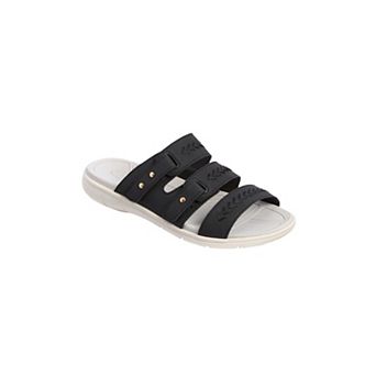 Comfortview Women's The Lark Water Friendly Slip On Sandal