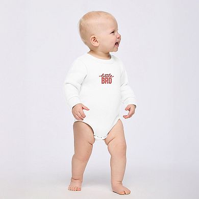 Embroidered Little Bro - Infant Fleece BodySuit