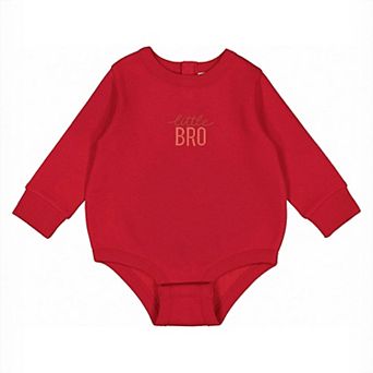 Embroidered Little Bro - Infant Fleece BodySuit