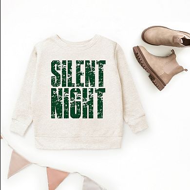 Silent Night Block Distressed - Youth Graphic Sweatshirt