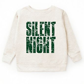 Silent Night Block Distressed - Youth Graphic Sweatshirt