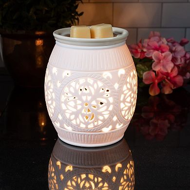 Boho Chic Wax Warmer: Flame-Free, Long-Lasting Fragrance, Easy Cleanup, Pair with Scented Melts