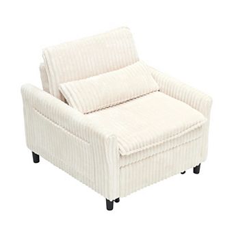 Merax Single Seat Corduroy Plush Sofa Small sofa bed