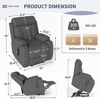 Merax Power Lift Recliner Chair for Elderly