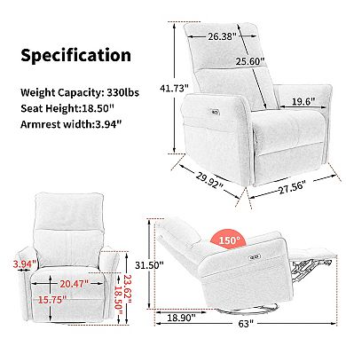 Merax Multi Functional Power Recliner Chair