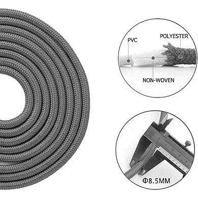Weight Loss Jump Rope: Tangle-Free, Double Ball Bearings, 9mm Cotton & PVC, Adjustable Length