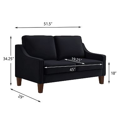 Merax Modern Loveseat sofa for Living Room