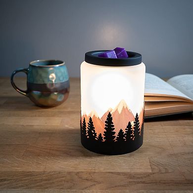 Starry Mountain Fragrance Wax Melter: Flame-Free, Safe, Long-Lasting Scent, Easy Cleanup