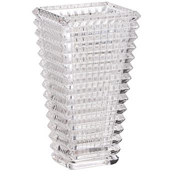 Crystal Vase: Large Glass Flower Vase for Modern Decor - Living Room, Bedroom, Dining
