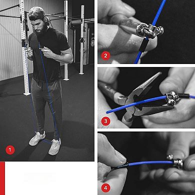 Speed Rope Set & Fitness Adjustable, Durable, High-Speed Jumping with Easy Double Under