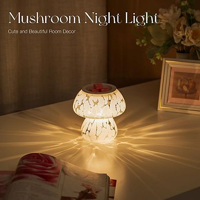 Mushroom Wax Warmer: Vintage Style, Cute Design, Fast Melting, Timer Options, Easy Clean