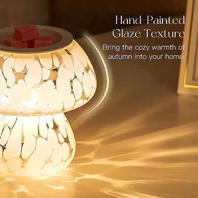 Mushroom Wax Warmer: Vintage Style, Cute Design, Fast Melting, Timer Options, Easy Clean