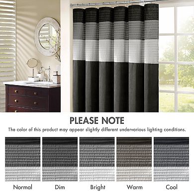 72x72" Microfiber Fabric Shower Curtain, Elegant Design, Machine Washable, OEKO-TEX Certified