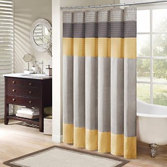 72x72" Microfiber Fabric Shower Curtain, Elegant Design, Machine Washable, OEKO-TEX Certified