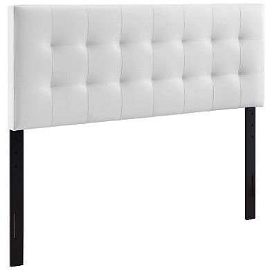 White Tufted Faux Leather Queen Headboard: Stylish, Durable, and Comfortable