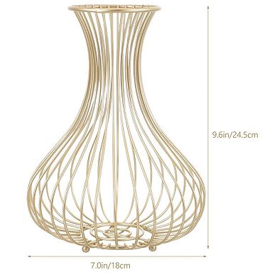 Golden Cork Holder: Rustic Metal Decor for Home Bar, Kitchen, Living Room