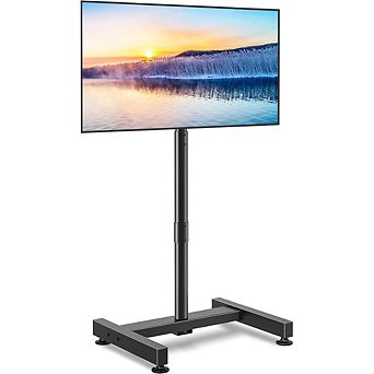 ZUQIETA Compact Portable TV Stand - for 13-50” TVs, Height Adjustable for Dorm & Bedroom