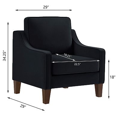 Merax Contemporary Single Seat Velvet chair