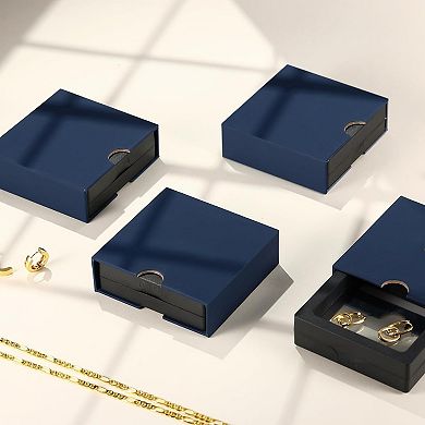 ZUQIETA 3-Pair 14K Gold Huggie Hoops - Sterling Silver & Hypoallergenic Gift Set