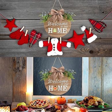 Seasonal Welcome Home Sign: 21 Changeable Icons for Year-Round Front Porch Decor