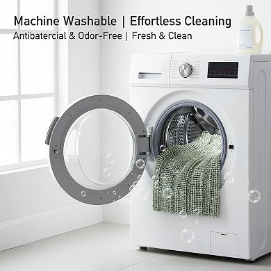 Plush Shaggy Bathroom Runner Extra Long Chenille Non Slip Soft