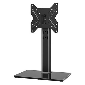 Universal Swivel TV/Table Top Stand, 19-43" TVs, 90° Swivel, 4-Height Adjustment, 99Lbs Capacity