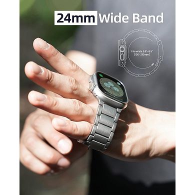 Grade 2 Titanium Apple Watch Ultra 2 Band: Lightweight, Durable, & Adjustable for 49mm Models