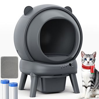 Suon Line Shop Self Cleaning Litter Box, 100 L+15L Automatic Cat Litter Box Self Cleaning