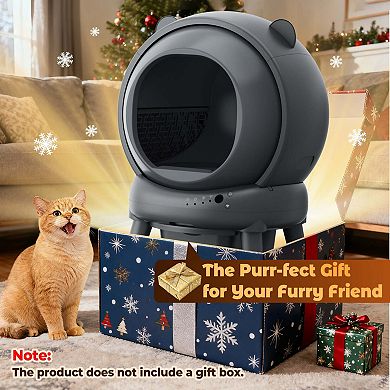 Suon Line Shop Self Cleaning Litter Box, 100 L+15L Automatic Cat Litter Box Self Cleaning