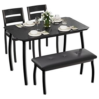 4 pc Space-Saving Dining Table Set
