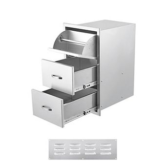 2 tier Stainless Steel Outdoor Kitchen Drawers