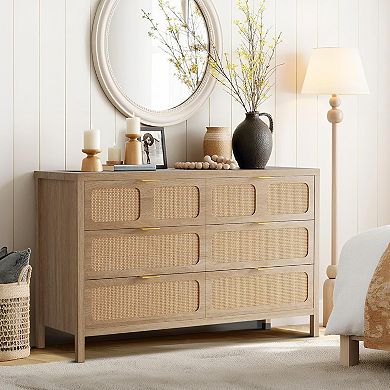 Drawer Dresser with Power Outlet