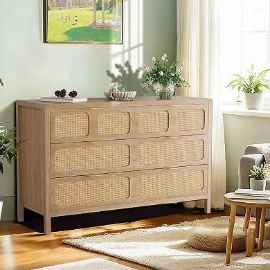 Drawer Dresser with Power Outlet