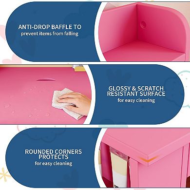 Kids Study Desk & Chair Set with Storage