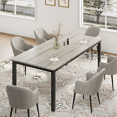 78.7 Inch Long Industrial Dining Table