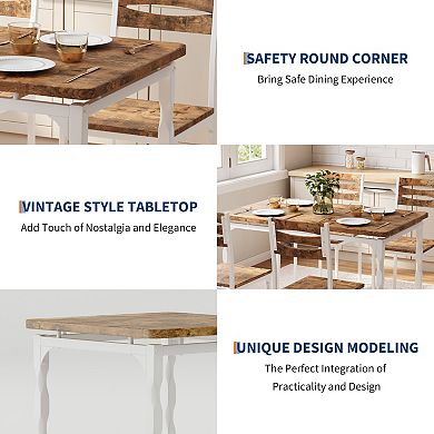 Dining Table Set for 4