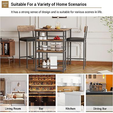 Dining Table Set for 2