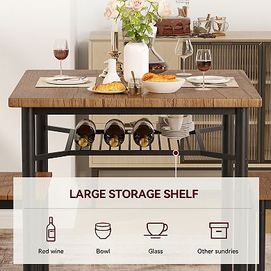 3-Piece Dining Table Set for 2