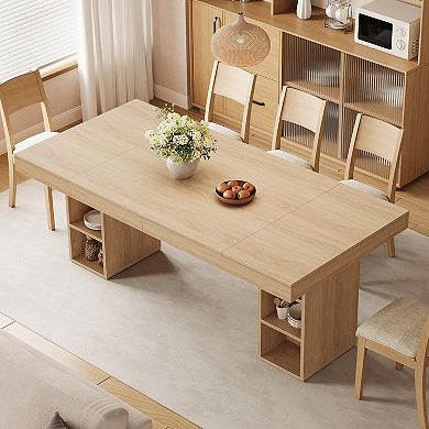 71” Executive Desk with Cabinet Storage