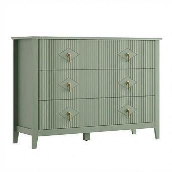 6 Drawer Wave-Front Chest of Drawers