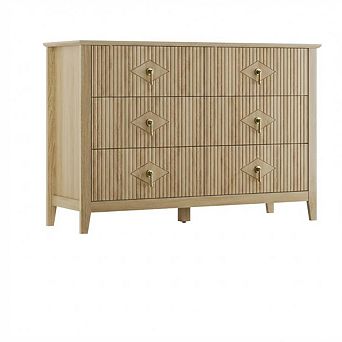 6 Drawer Wave-Front Chest of Drawers